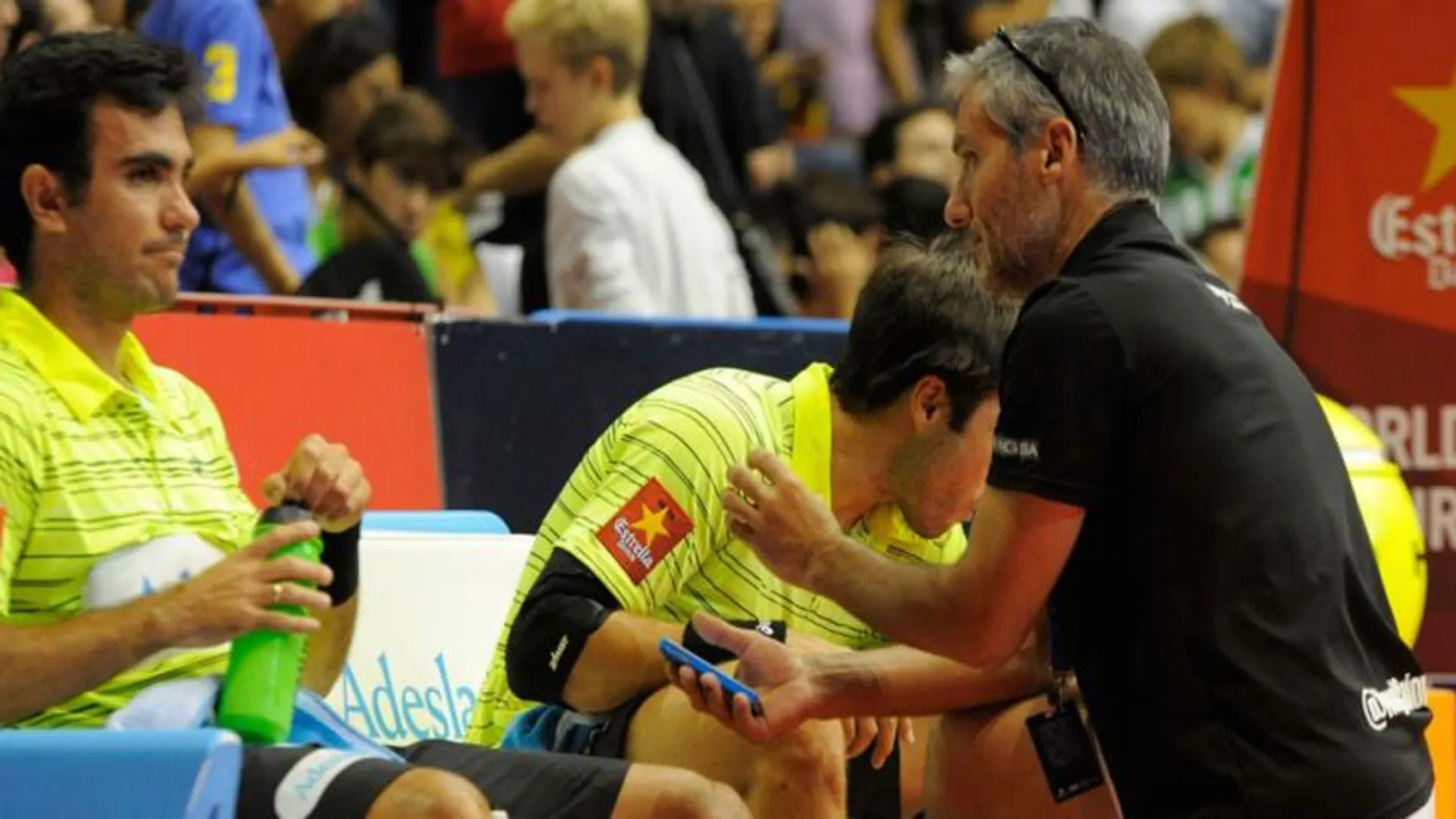 Pablo Lima, junto a Miguel Sciorilli y Bea