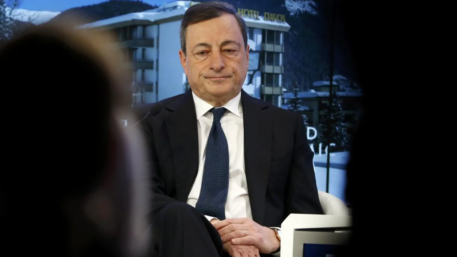 Mario Draghi, en Davos