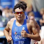 Javier Gómez Noya antes de proclamarse, por segunda vez, campeón de Europa de triatlón en Holten