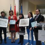 Soler y Marzà entregaron los premios a los alumnos ganadores del concurso de dibujo «Pintamos la Europa que queremos»