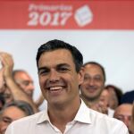 El recién elegido secretario general de los socialistas, Pedro Sánchez