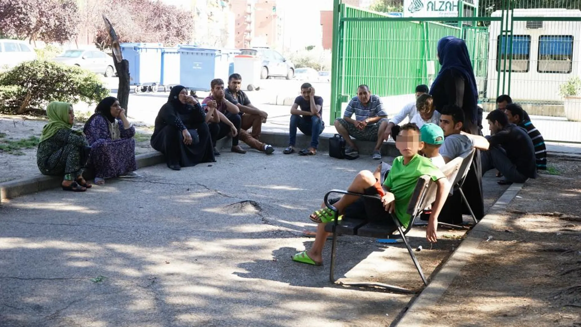 Refugiados Sirios en Madrid.