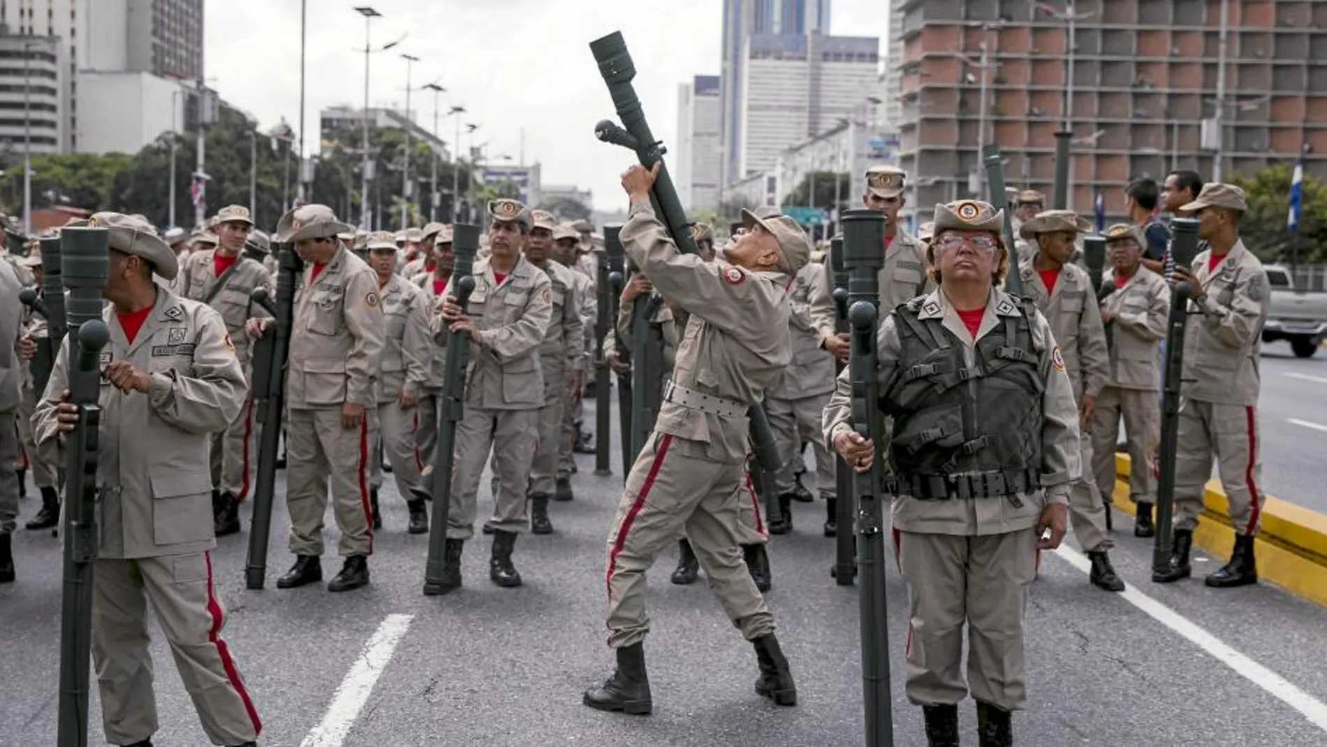 El régimen convocó a más de 900.000 «combatientes» para participar en el «ejercicio cívico militar» que empezó ayer en Venezuela.