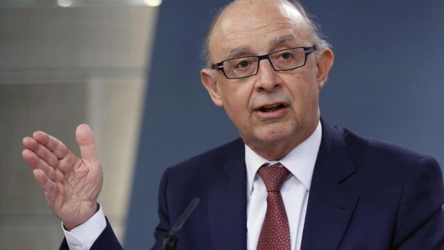 El ministro de Hacienda en funciones, Cristóbal Montoro