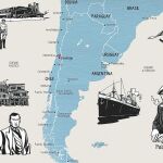 El mapa ideado por Agustín Comotto y Tono Cristòfol para el Chile de Pablo Neruda