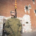 Jean-Marc Pujol, alcalde de Perpiñán, en la ciudad