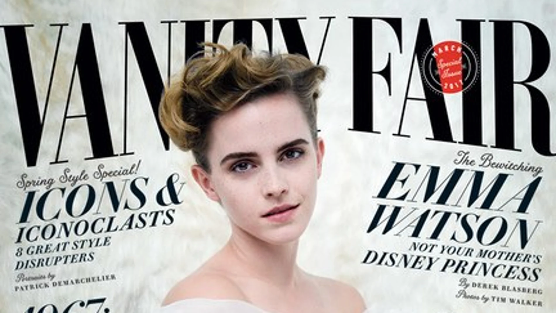 El sorprendente topless de Emma Watson para Vanity Fair