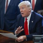 El presidente de Estados Unidos, Donald Trump