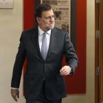 El presidente del Gobierno en funciones, Mariano Rajoy