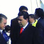 Francisco Granados (izq), junto a David Marjaliza (dcha.) en una de las pocas fotos que existen de ellos dos juntos