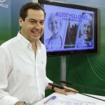 Juanma Moreno presentó una nueva campaña informativa del PP-A