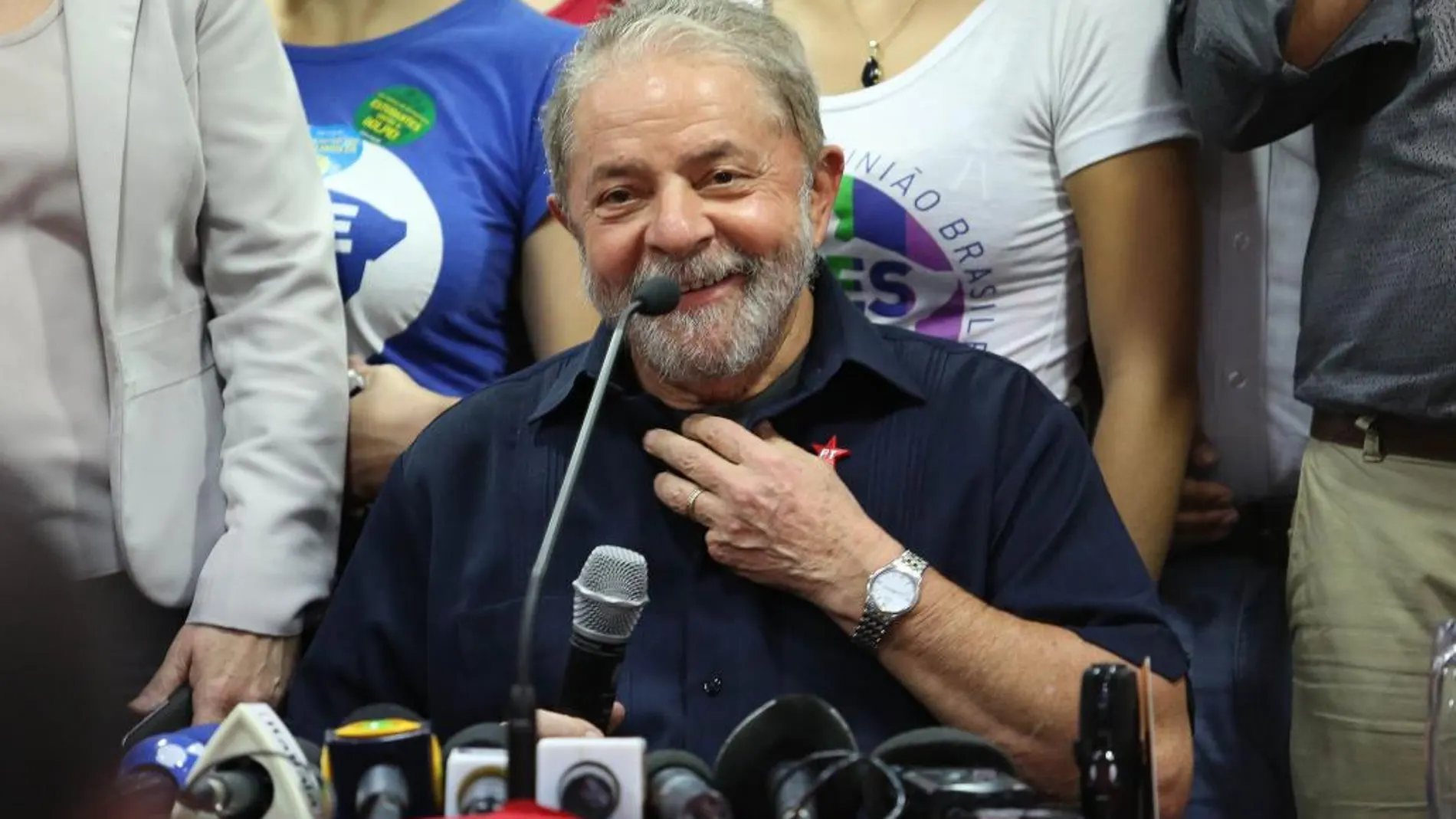 Fotografía de archivo fechada el viernes 4 de marzo de 2016, que muestra al expresidente brasileño Luiz Inácio Lula da Silva