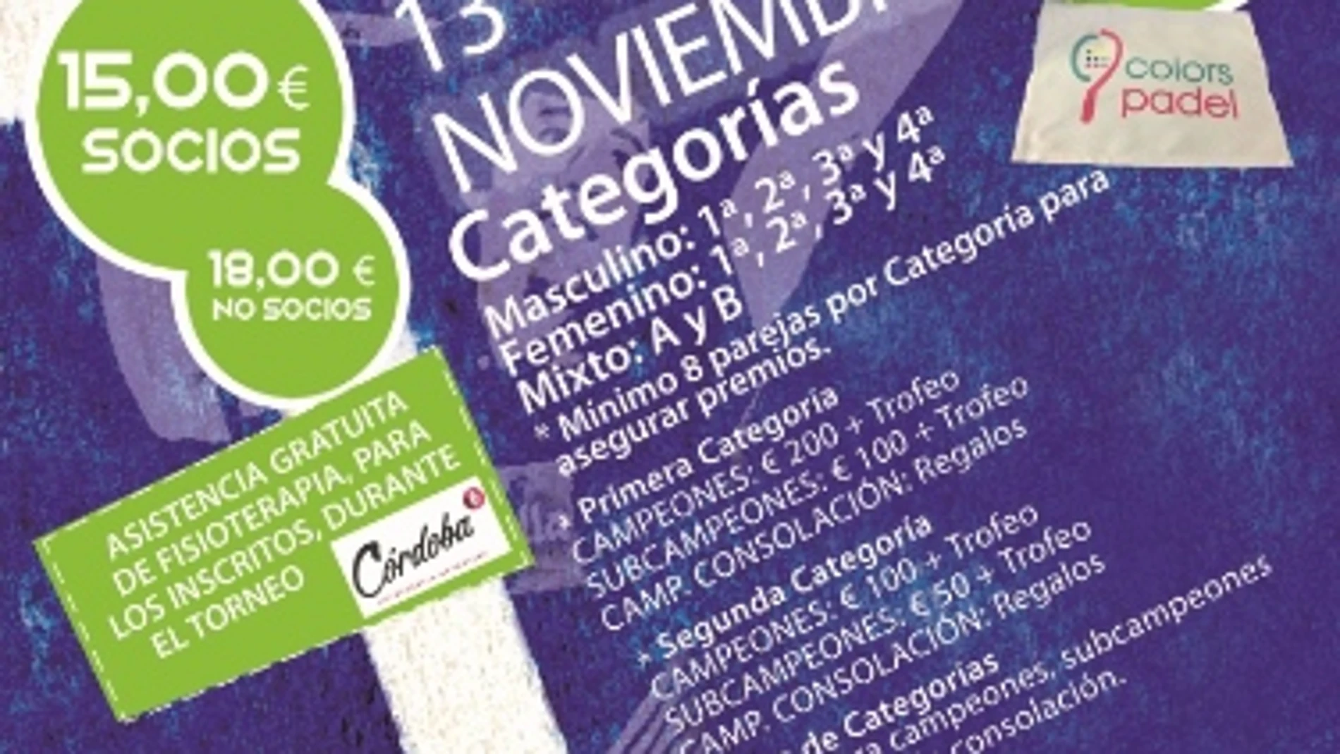 Cartel del torneo