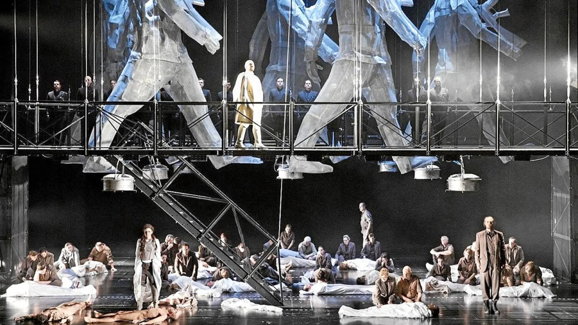 Representación de la ópera «Le duc d’Albe» a la que invitaron como espectador a Puigdemont