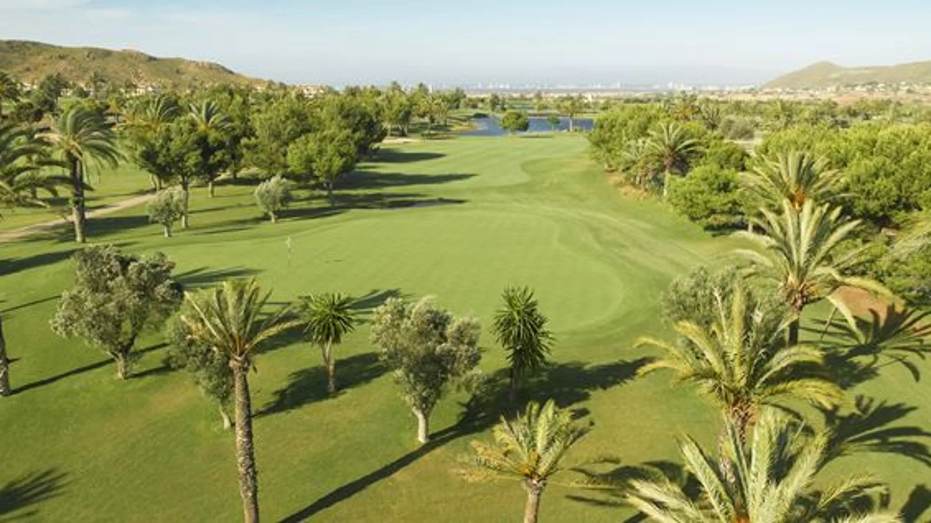 Imagen aérea del Resort La Manga Club
