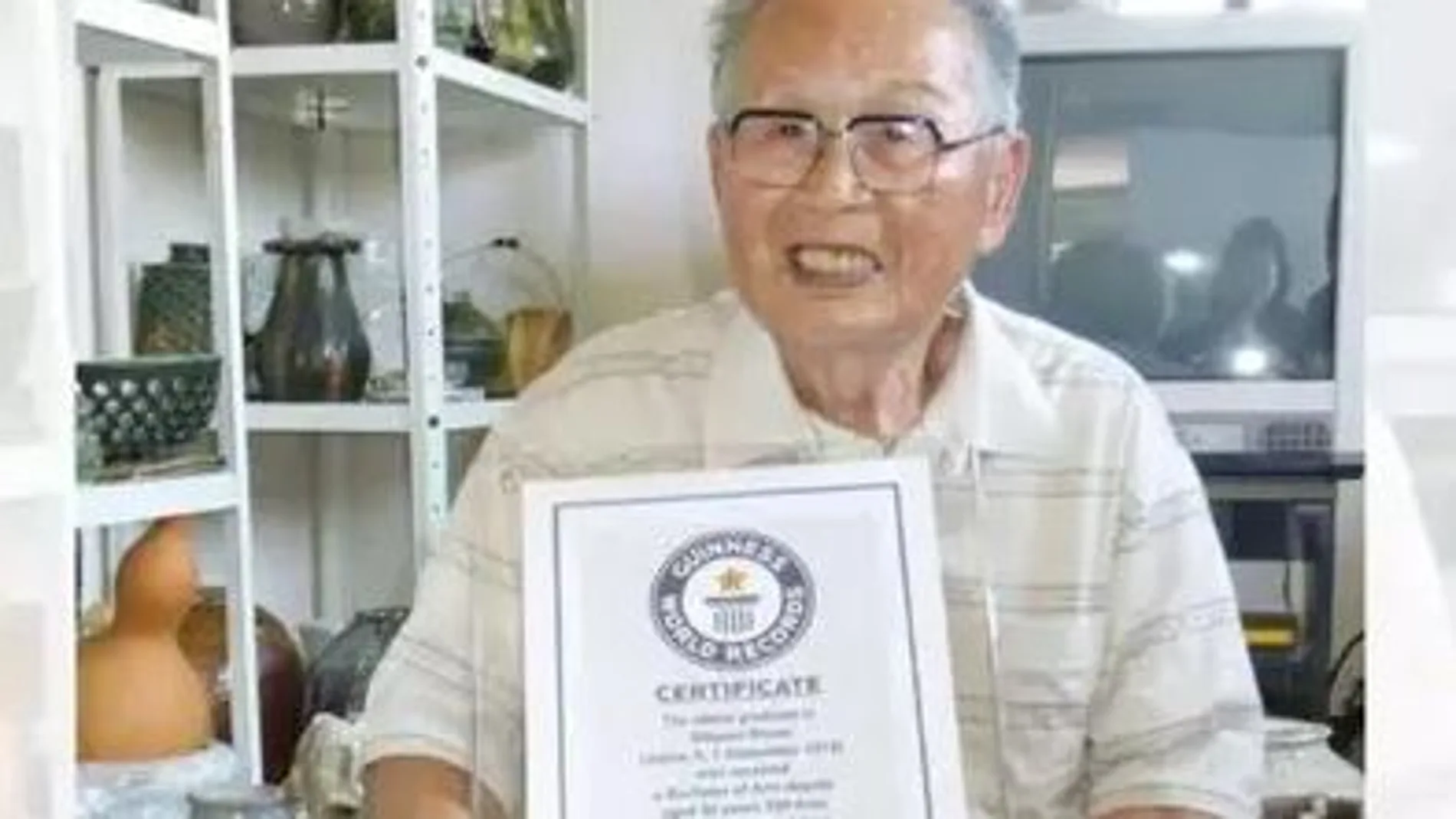 El graduado universitario más viejo del mundo