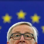 El presidente de la Comisión Europea, Jean Claude Juncker, en Estrasburgo