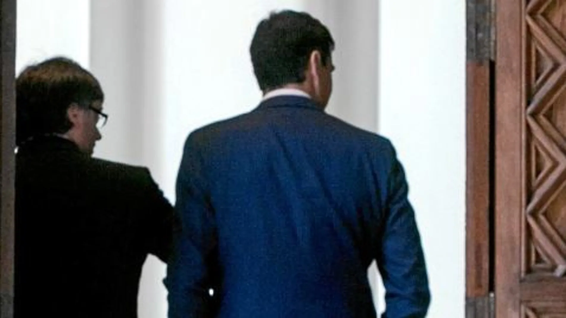 Puigdemont y Sánchez, durante su reunión del pasado mes