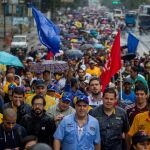 Manifestación en contra del gobierno venezolano en Caracas (Venezuela)