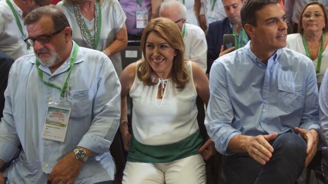 De la Borbolla, Susana Díaz y Pedro Sánchez