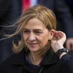 La Infanta Cristina durante una de las jornadas del juicio por el «caso Nóos»