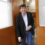 El líder de Ciudadanos en Andalucía, Juan Marín, en una imagen de archivo en el Parlamento andaluz