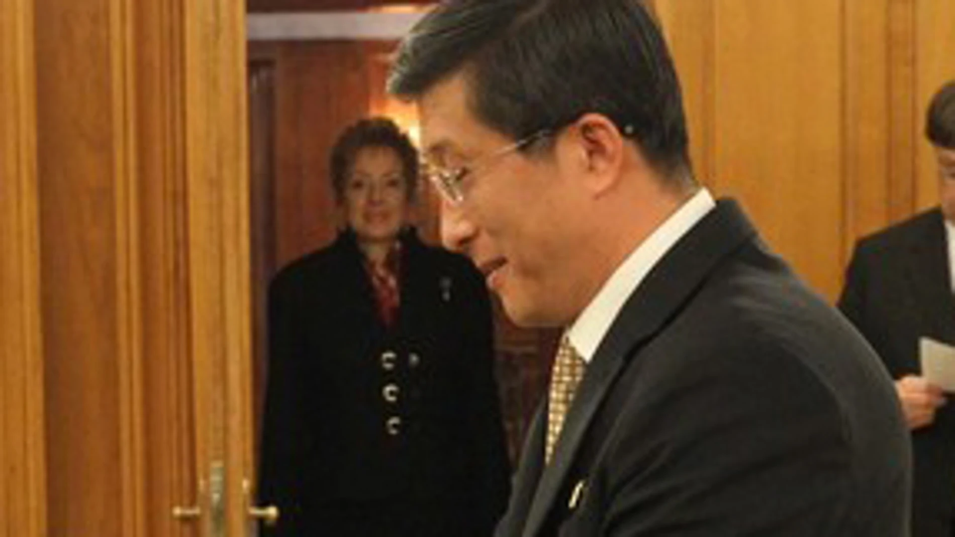 Kim Hyok Chol, durante la presentación de sus cartas credenciales