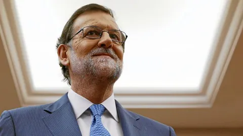 El presidente en funciones, tras su reunión el pasado 4 de febrero con el grupo popular en el Congreso