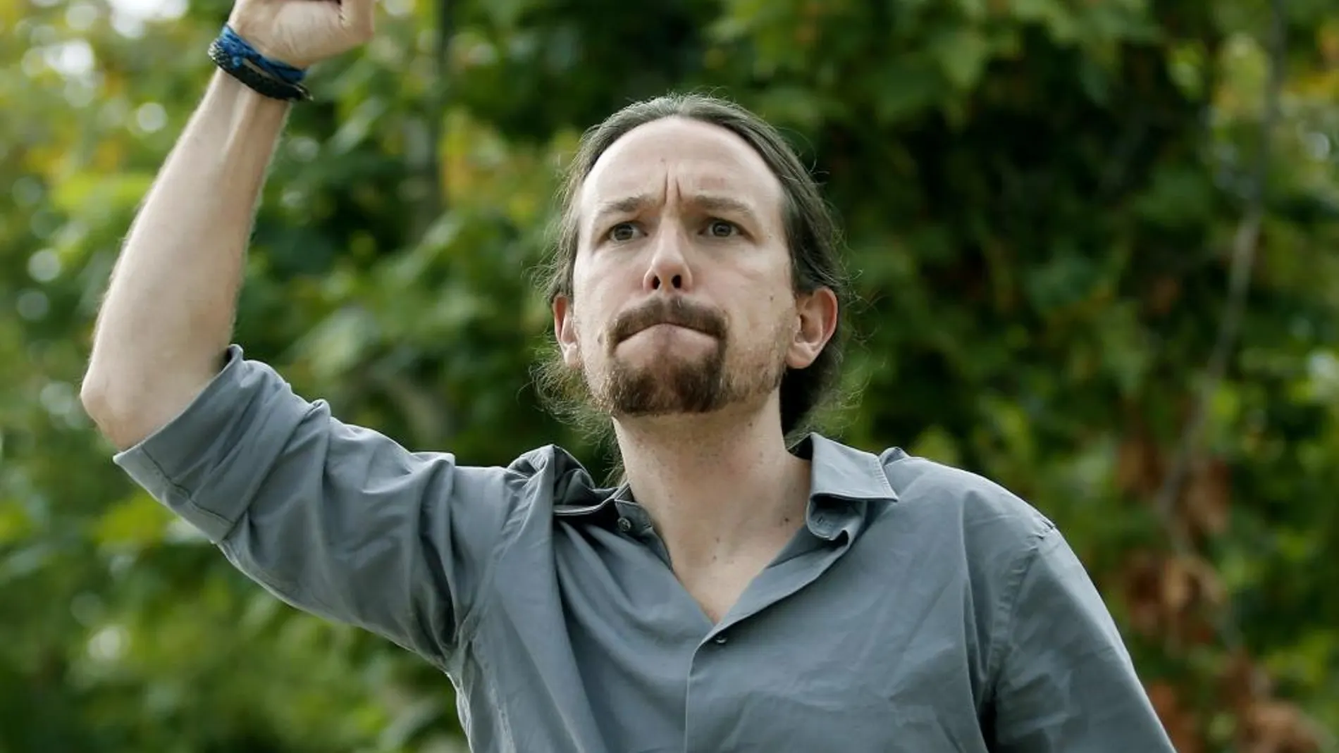 El secretario general de Podemos, Pablo Iglesias