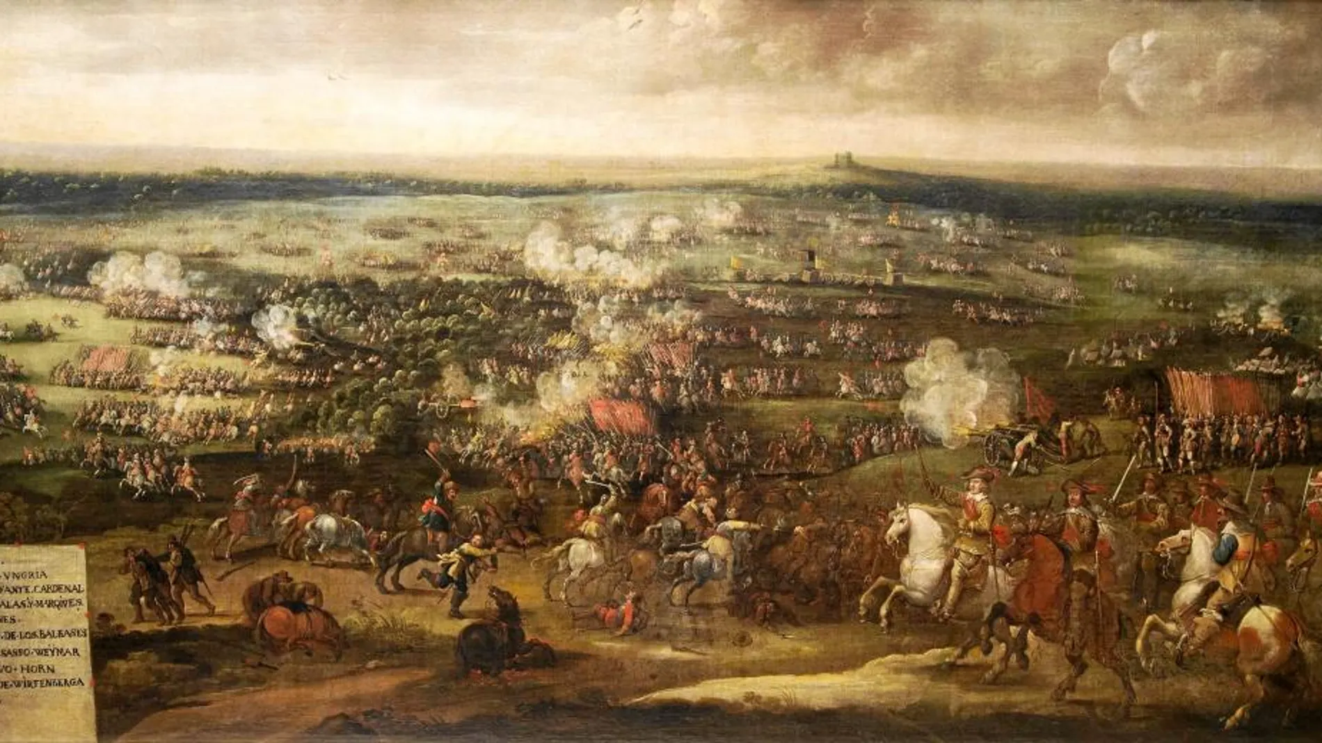 «Batalla de Nöerdlingen», de Peeter Snayers, es una de las obras que se incluyen en la exposición