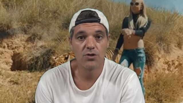 Frank Cuesta en su vídeo criticando a Aless Gibaja