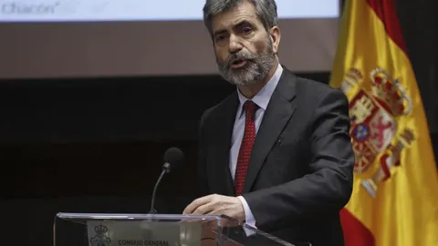 El presidente del Tribunal Supremo y del Consejo General del Poder Judicial, Carlos Lesmes