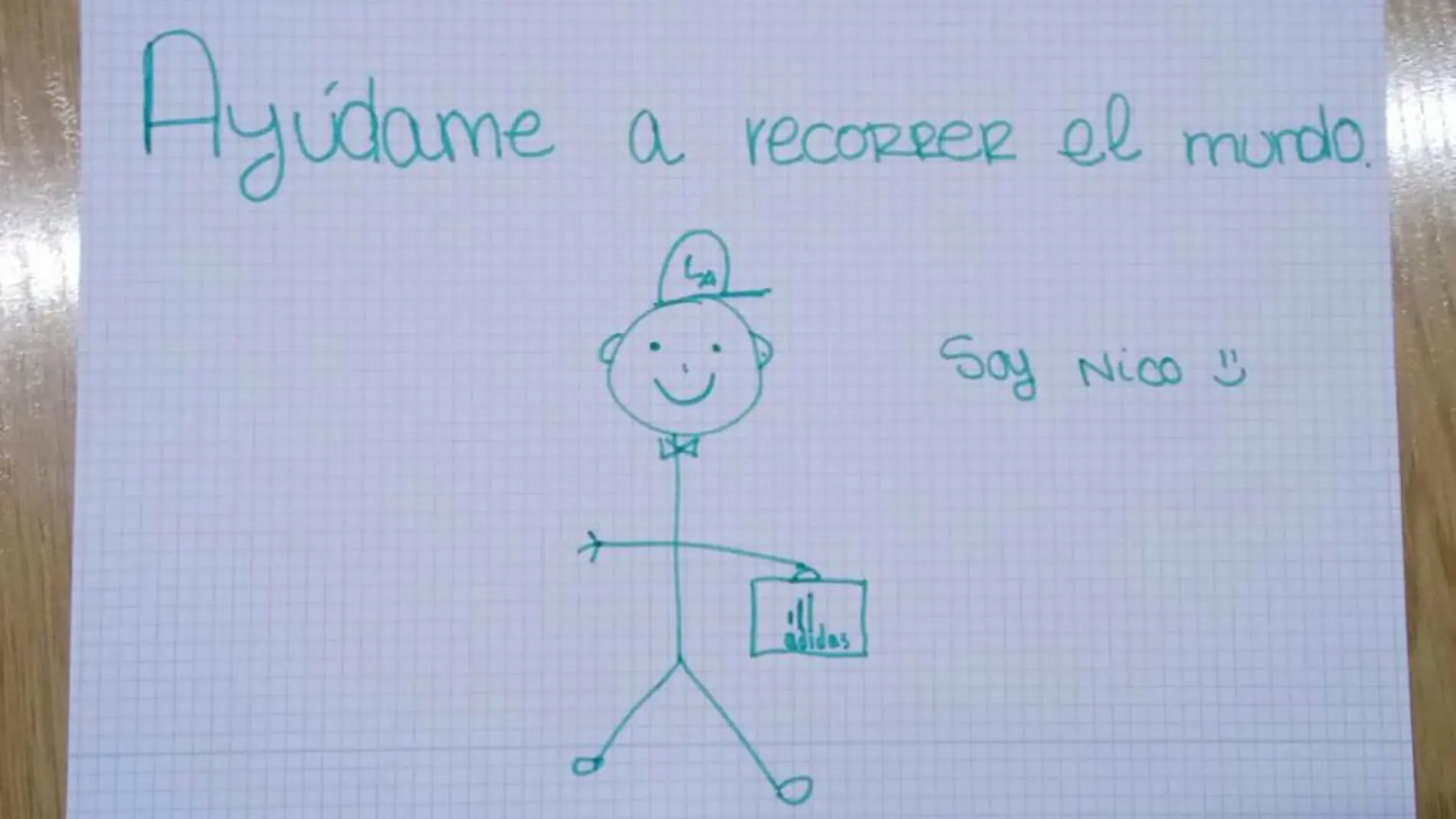 Dibujo que ha sido reenviado miles de veces