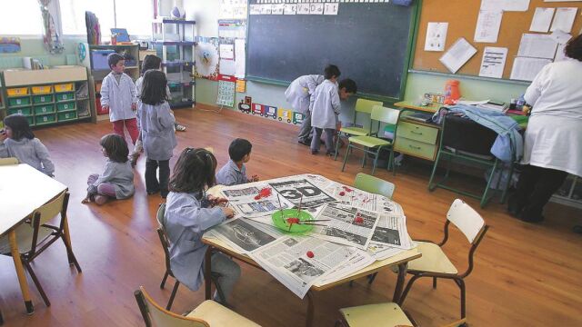 Un colegio concertado de Madrid