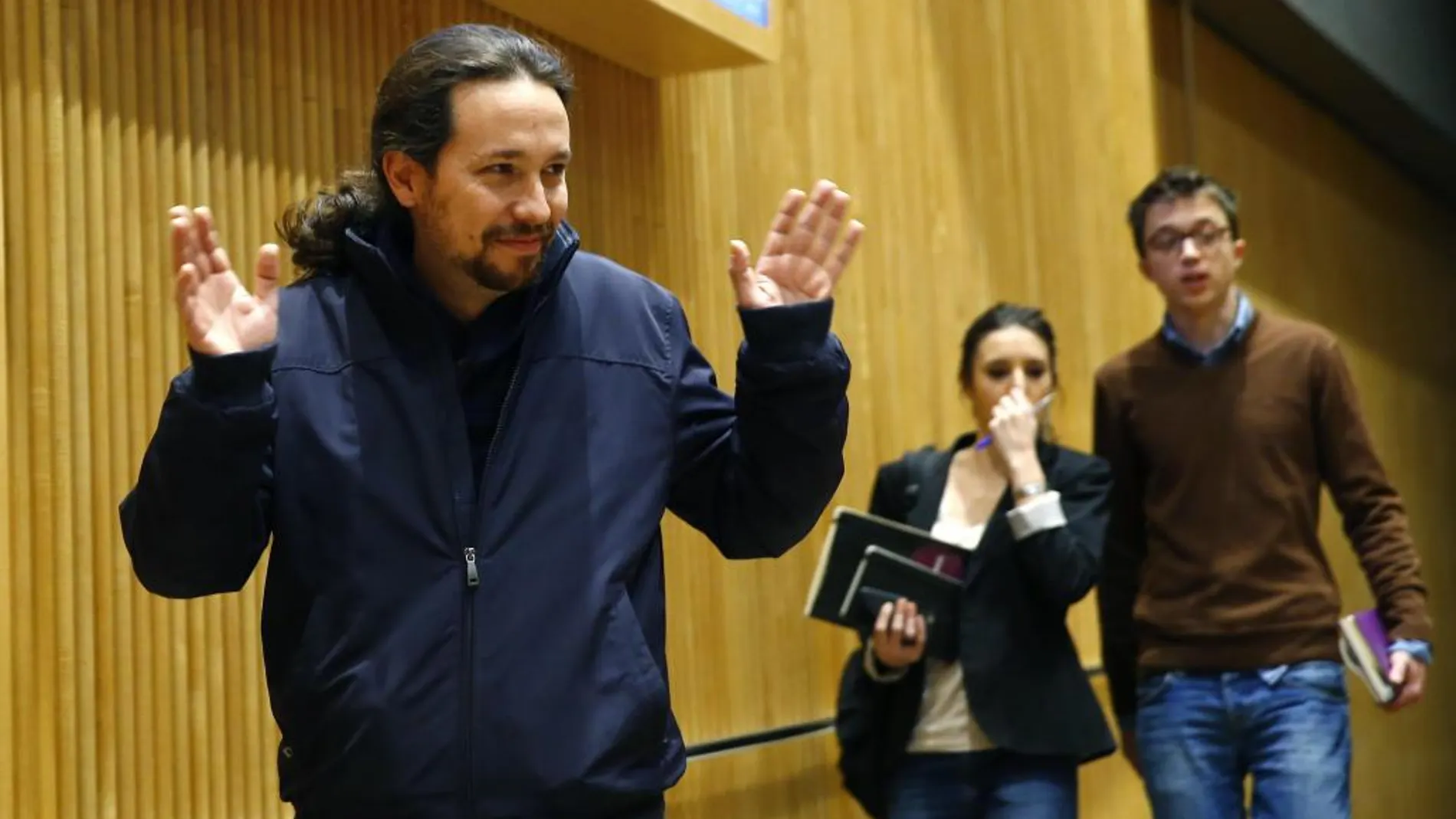 El líder de Podemos, Pablo Iglesias