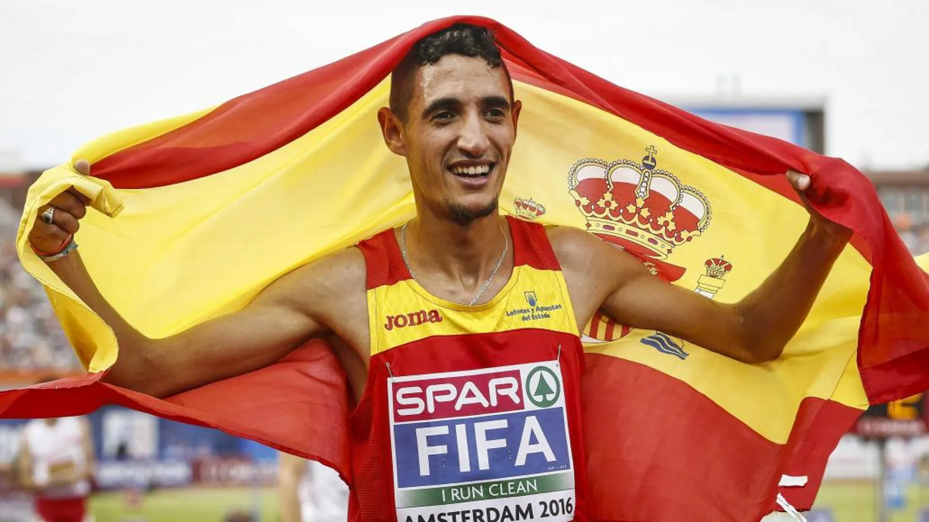 Ilias Fifa, campeón de Europa de 5.000 metros de atletismo/Efe