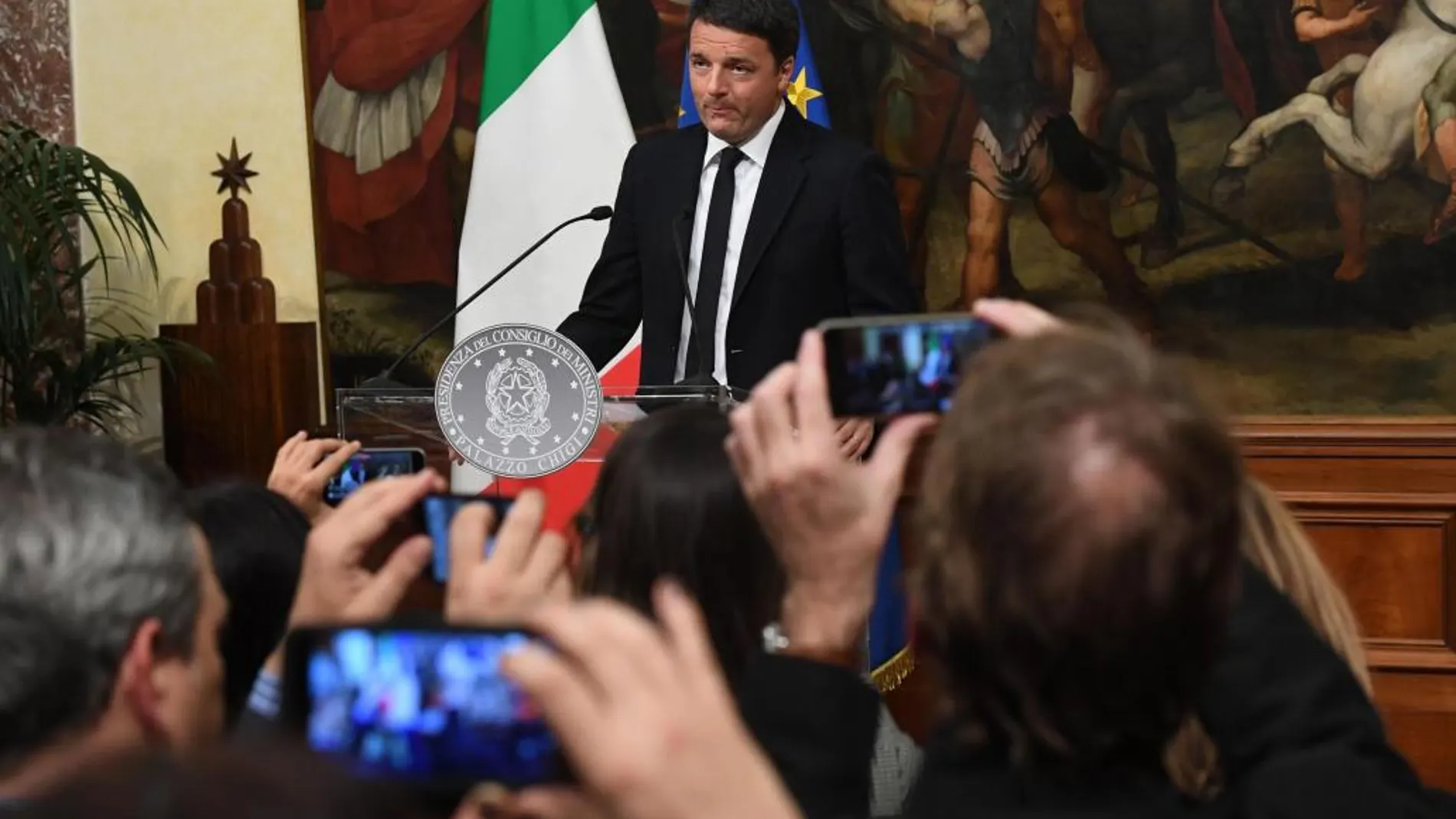 El ex primer ministro de Italia Matteo Renz