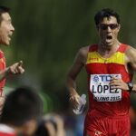 Miguel Angel Lopez logró la octava medalla de oro para España en la historia de los Mundiales de Atletismo