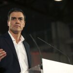 El secretario general del PSOE, Pedro Sánchez