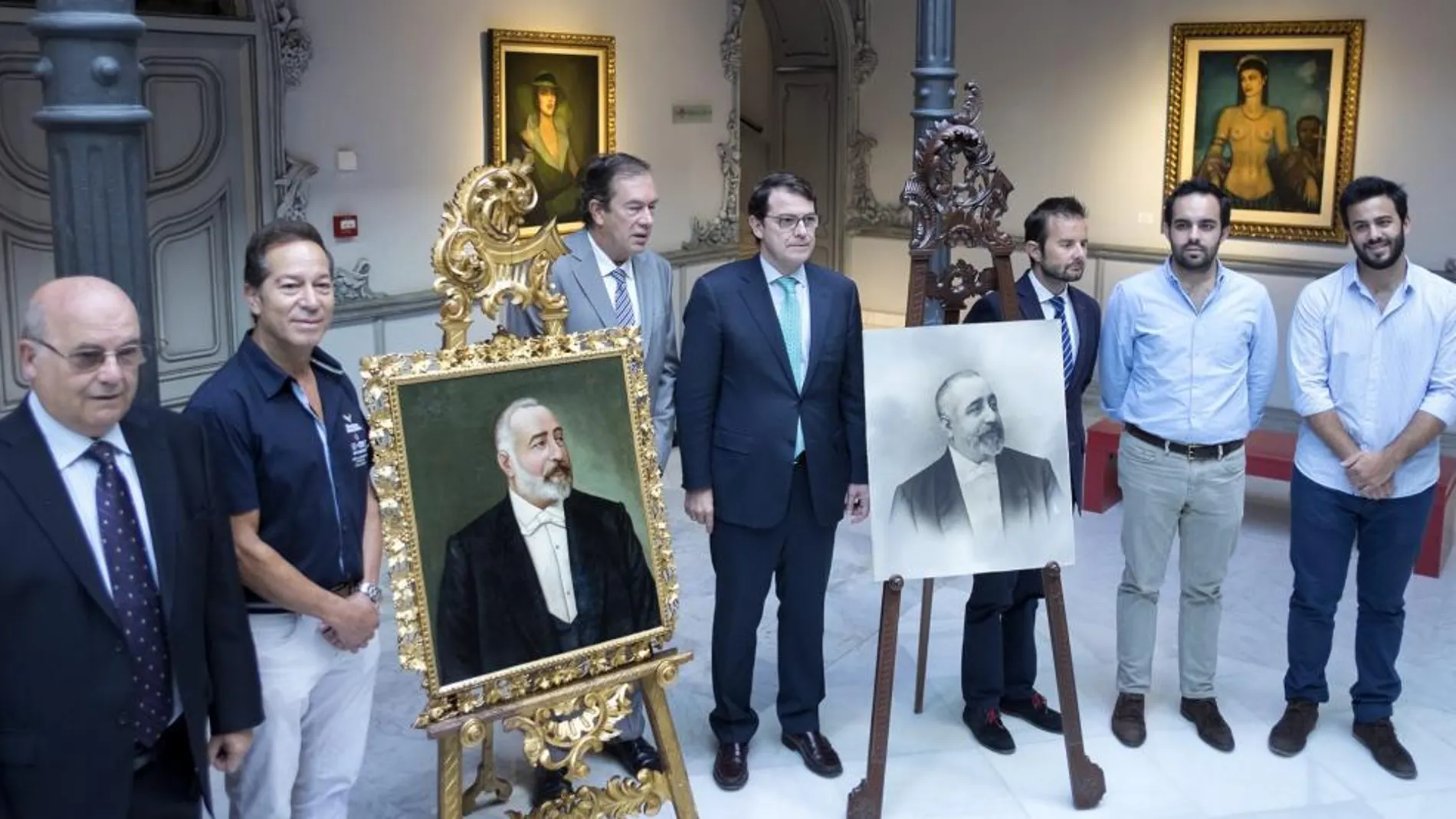 El alcalde de Salamanca, Alfonso Fernández Mañueco, presenta la obra