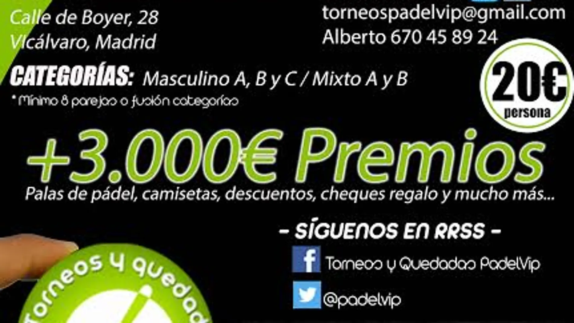 Cartel del torneo
