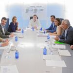 Mariano Rajoy presidió ayer la reunión del Comité de Dirección del PP