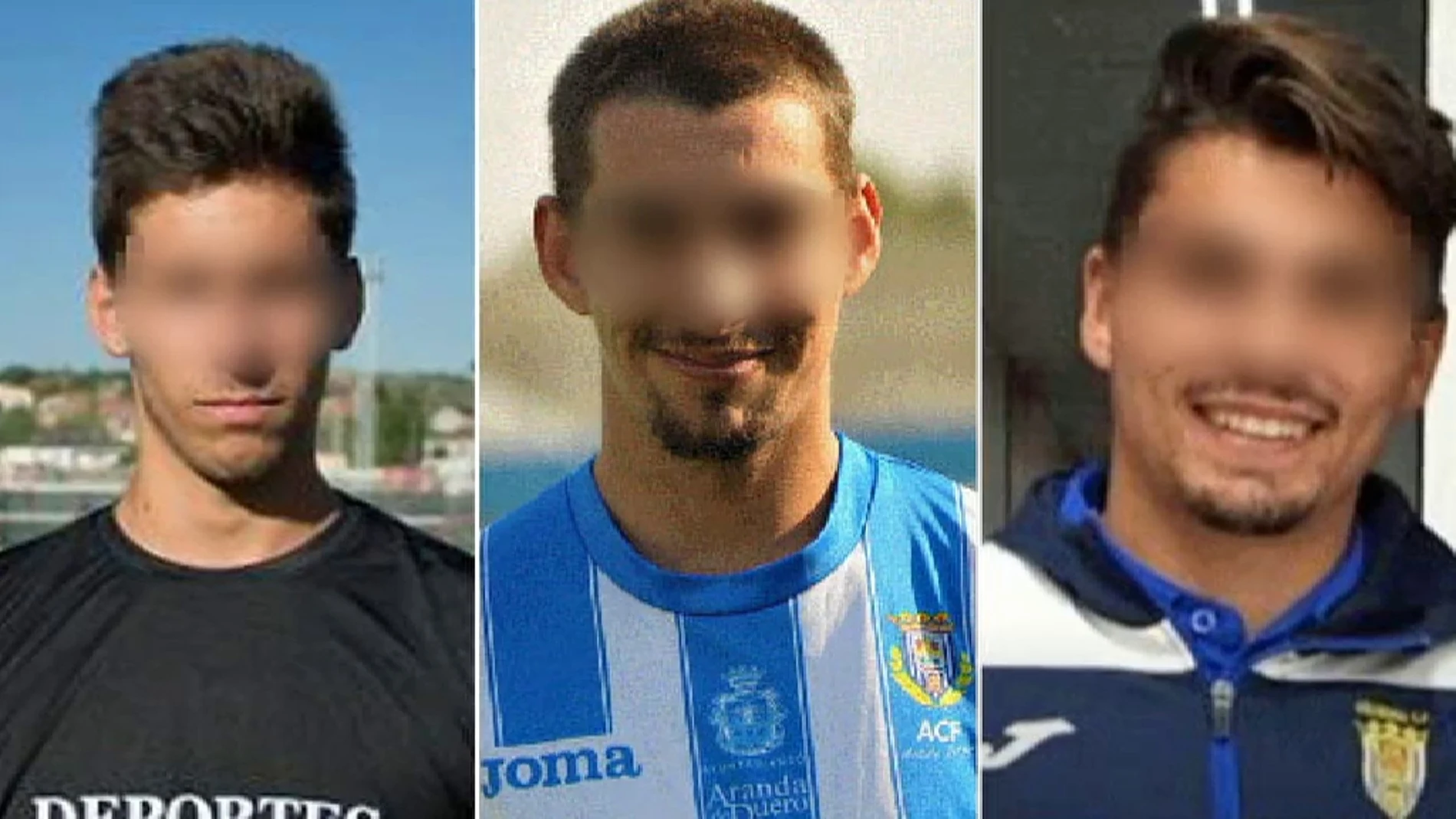 Se trata de los jugadores Carlos Cuadrado Santos, Lucho, de 24 años, Raúl Calvo, de 19, y Víctor Rodríguez Ramos, Viti, de 22 años