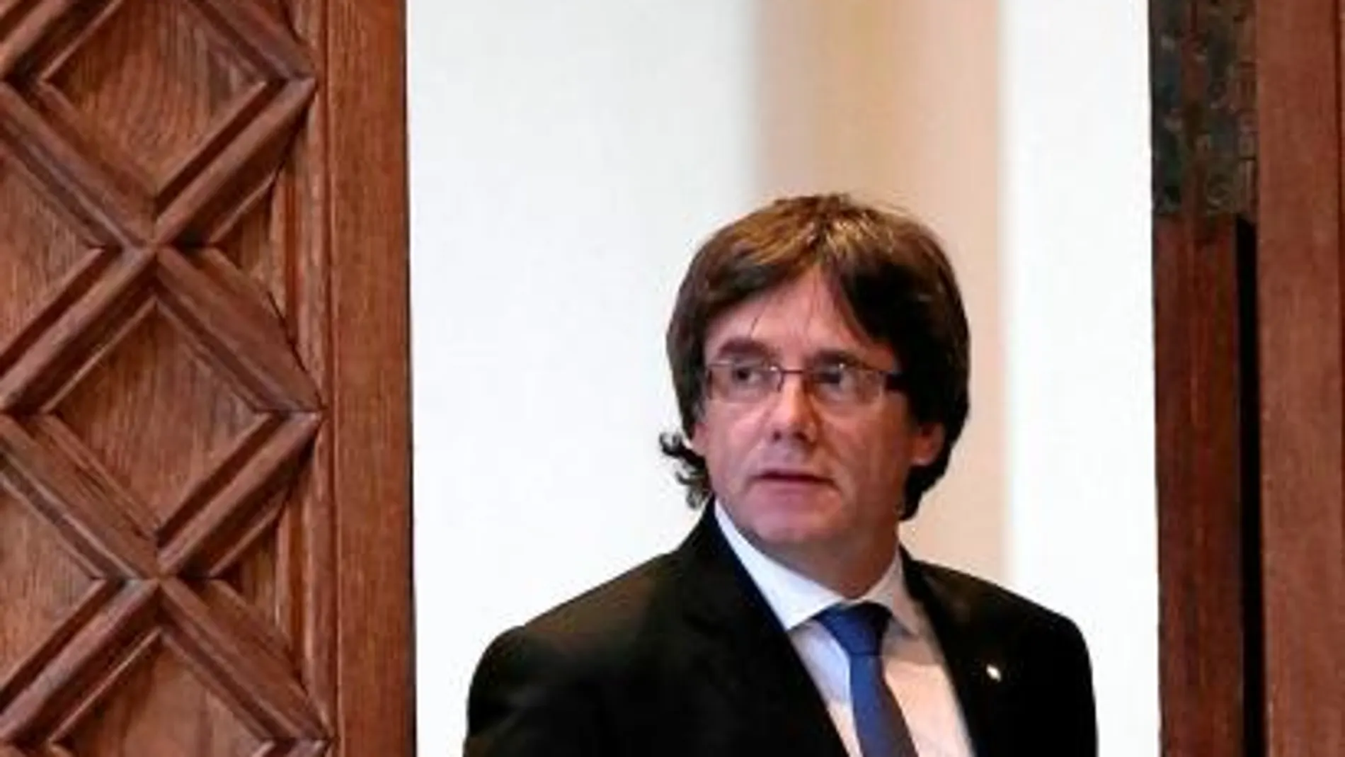 Puigdemont, en el Palau de la Generalitat el pasado febrero