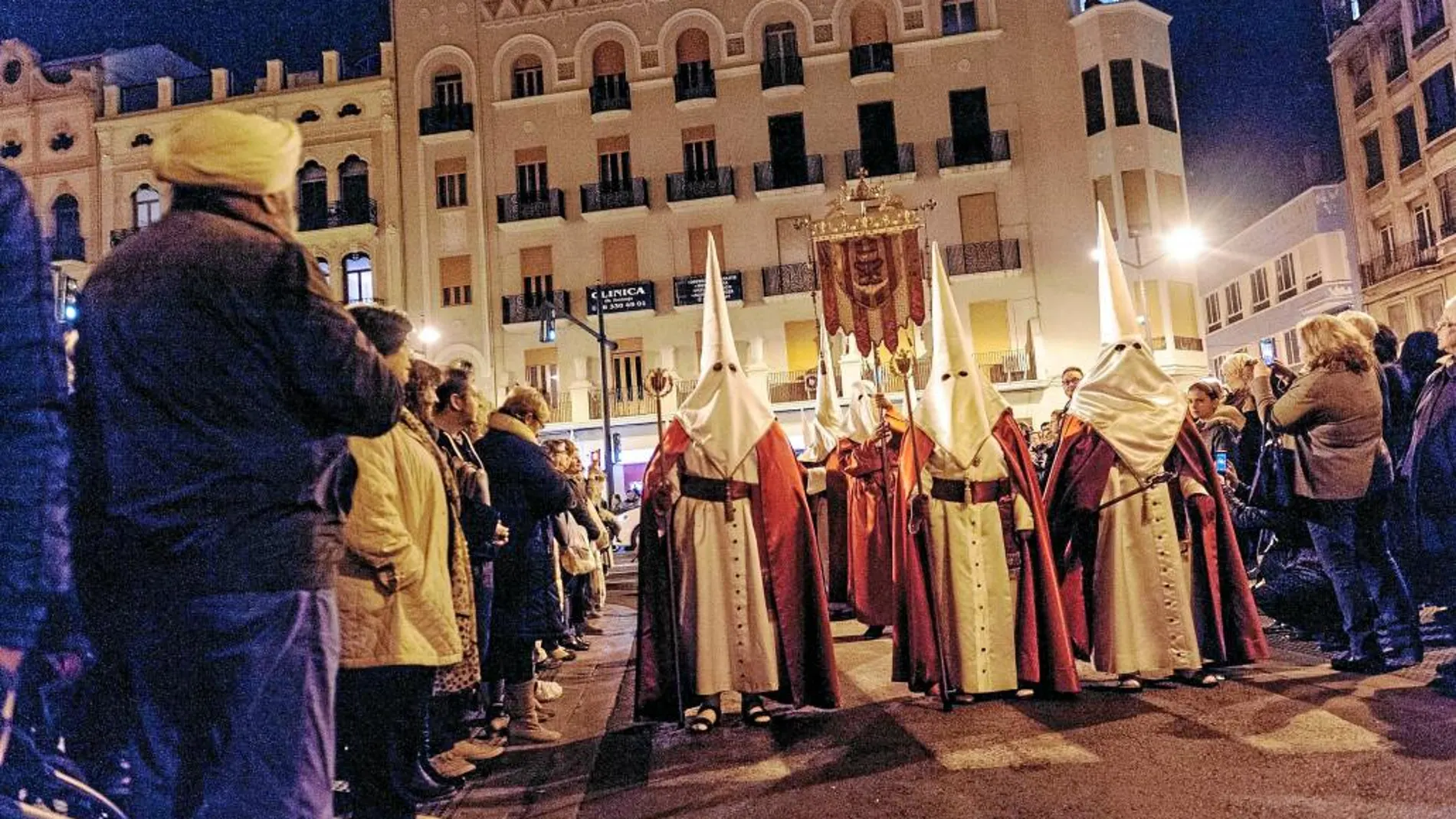 Un momento de la procesión del Jueves Santo en Valencia