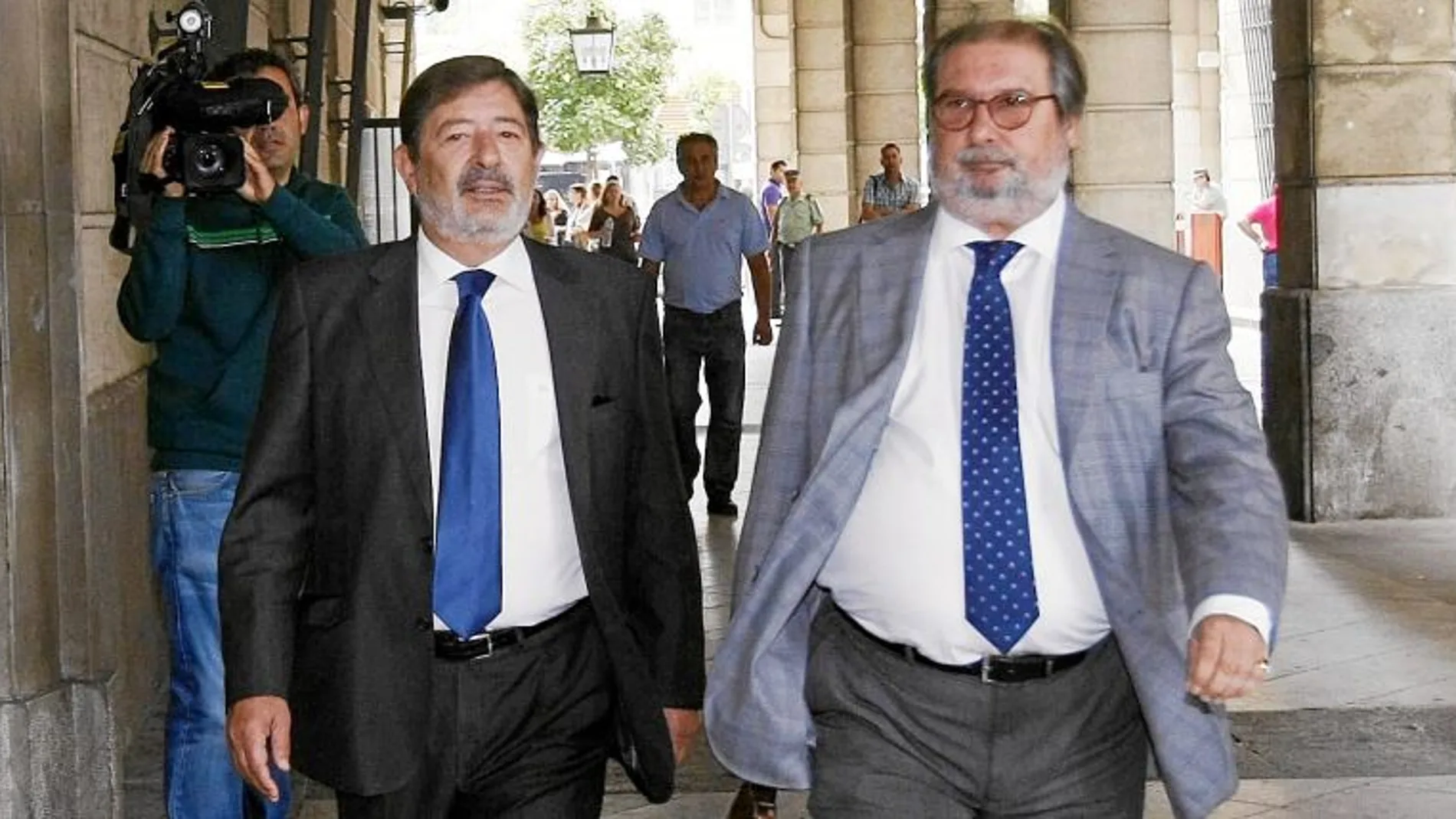Guerrero, en el juzgado al que volverá hoy con su abogado, Fernando de Pablo
