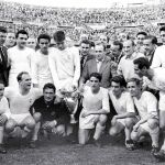 Imagen del Real Madrid que ganó la segunda Copa de Europa