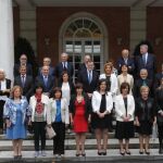 Foto de familia de los premiados