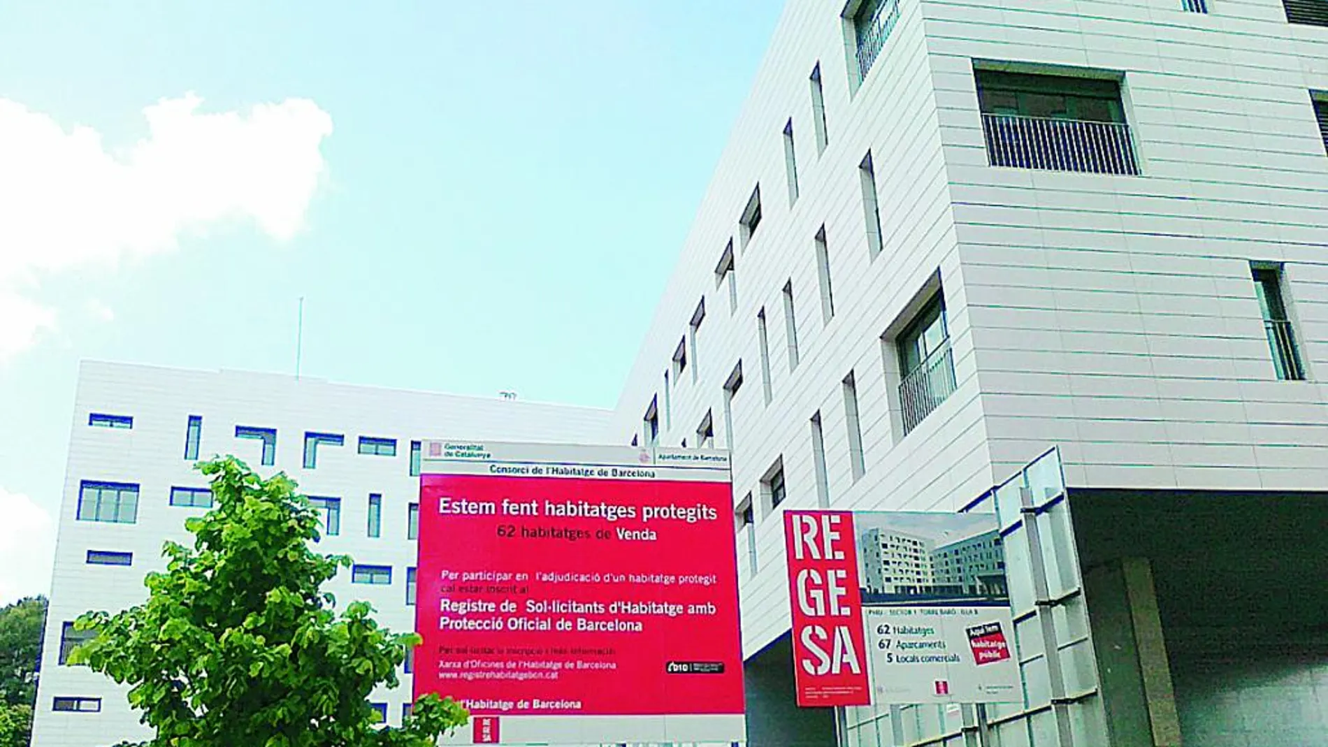 Una de las promociones acabadas de vivienda pública promocionadas por el Ayuntamiento