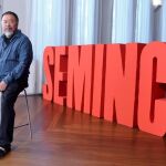 El activista chino Ai Weiwei presenta el documental "Human flow"/efe